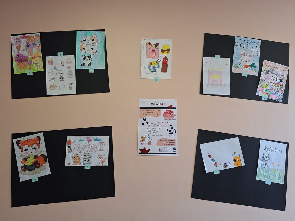 phto concours de dessins kawaïs