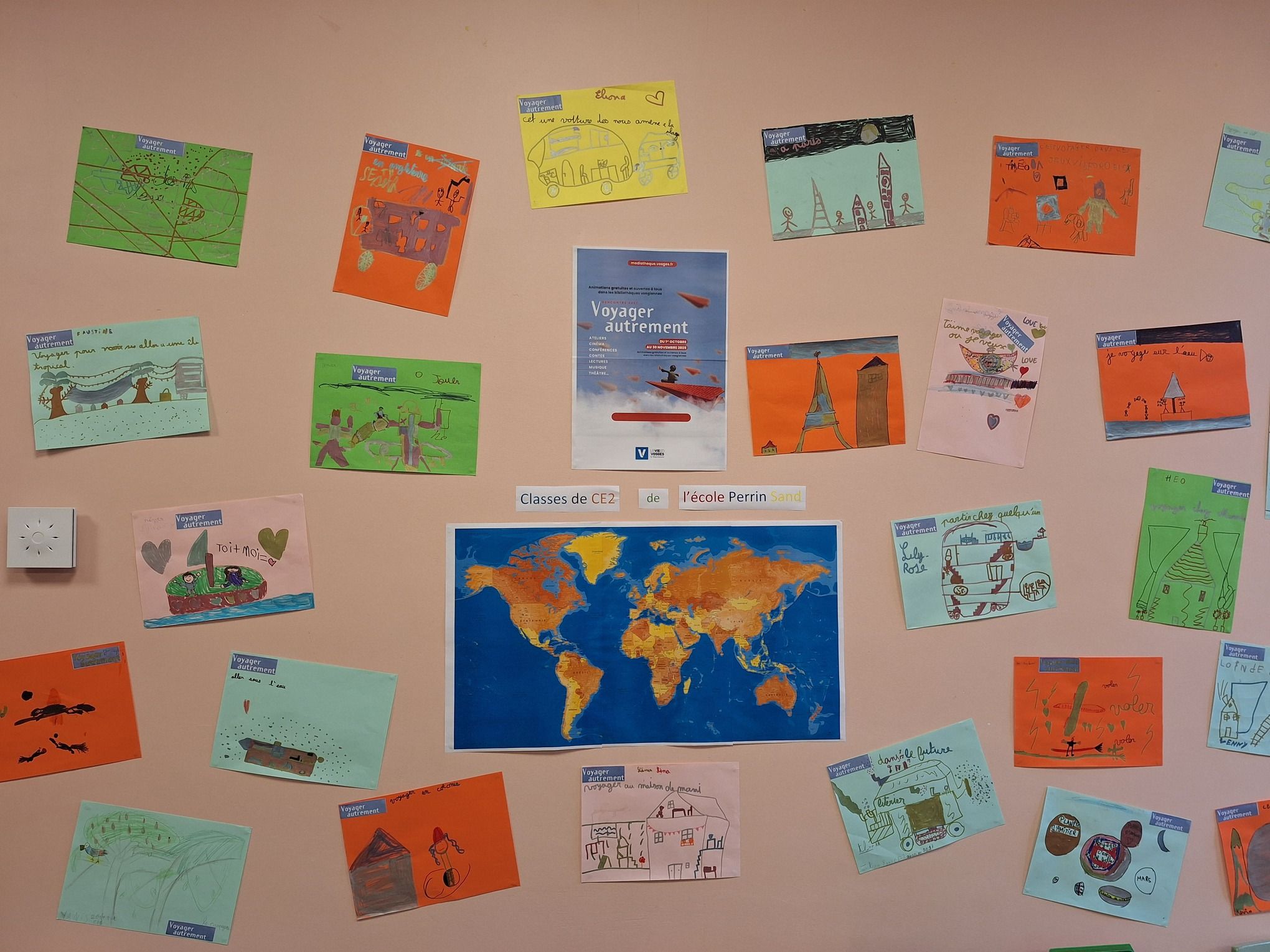 dessins classe Voyager Autrement